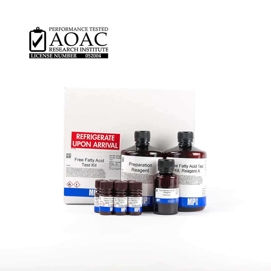 Free Fatty Acid Analysis Test Kit for quantification of free fatty acids.