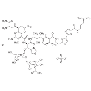 Bleomycin sulfate, 10 mg