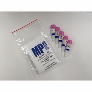 5 vials of dNTP Mix at 10 mM each; dATP, dCTP, dGTP, and dTTP