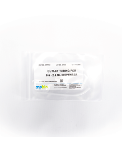Outlet tubing 0.5 – 2.5 mL dispenser