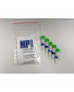 5 vials of dNTP Mix at 25 mM each; dATP, dCTP, dGTP, and dTTP