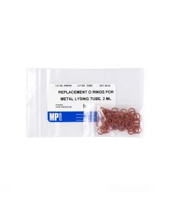 Replacement O-rings for metal lysing tube, 2 ml, 50 Each