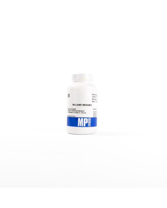 Williams medium E, powder, with L-glutamine, w/o sodium bicarbonate, 10 L