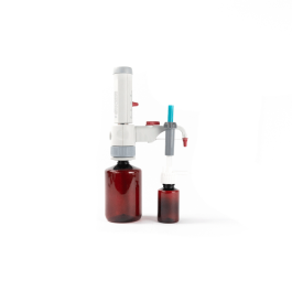 Dispenser set for the SafTest Percent Fat Test Kit.