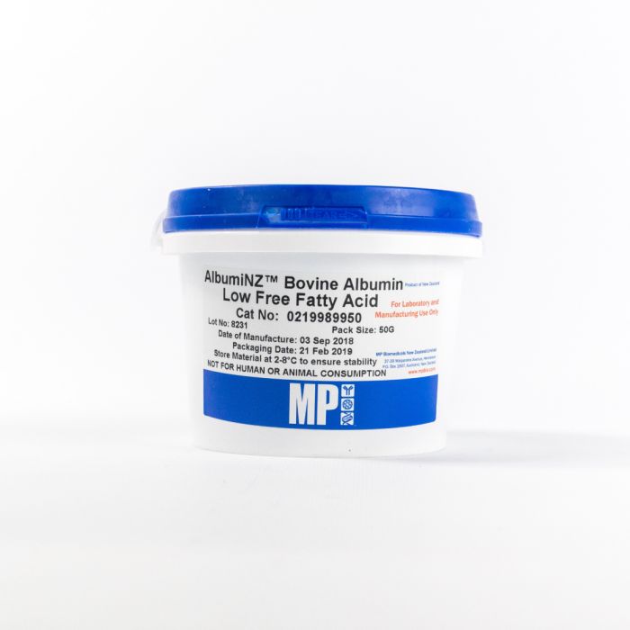 AlbumiNZ™ Bovine Albumin Low Free Fatty Acid, ≥97%
