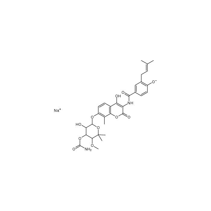 Novobiocin, sodium salt