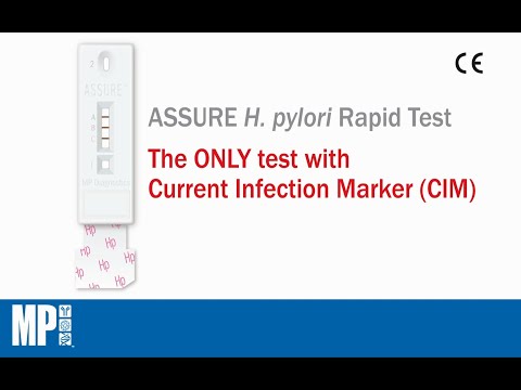 ASSURE Helicobacter pylori Rapid Test (CE) Instruction for use video [MP Biomedicals Asia Pacific]