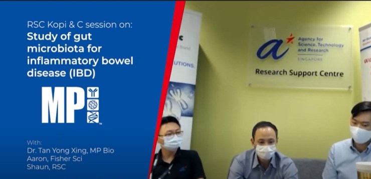 Webinar: Coffee Chat with RSC – Gut Microbiota study for inflammatory bowel disease (SG)