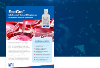 FastGro™ Fully Chemically Defined FBS Replacement