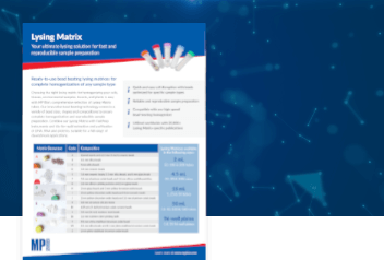 Lysing Matrix Selection Guide