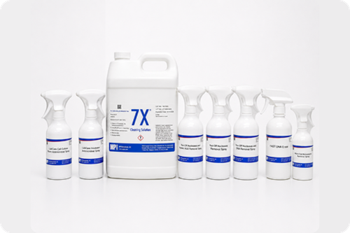 Lab cleaning products fleet