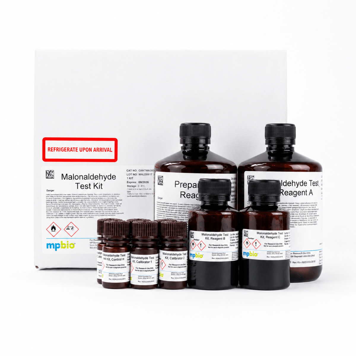 SafTest Malonaldehyde Test Kit.