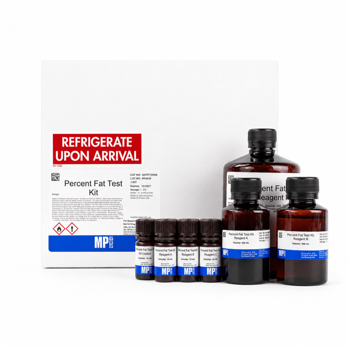 SafTest Percent Fat Test Kit.