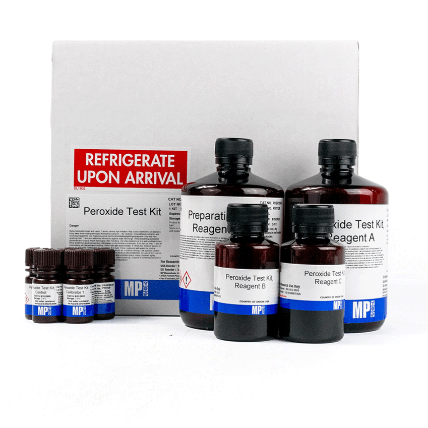 SafTest Peroxide Test Kit.