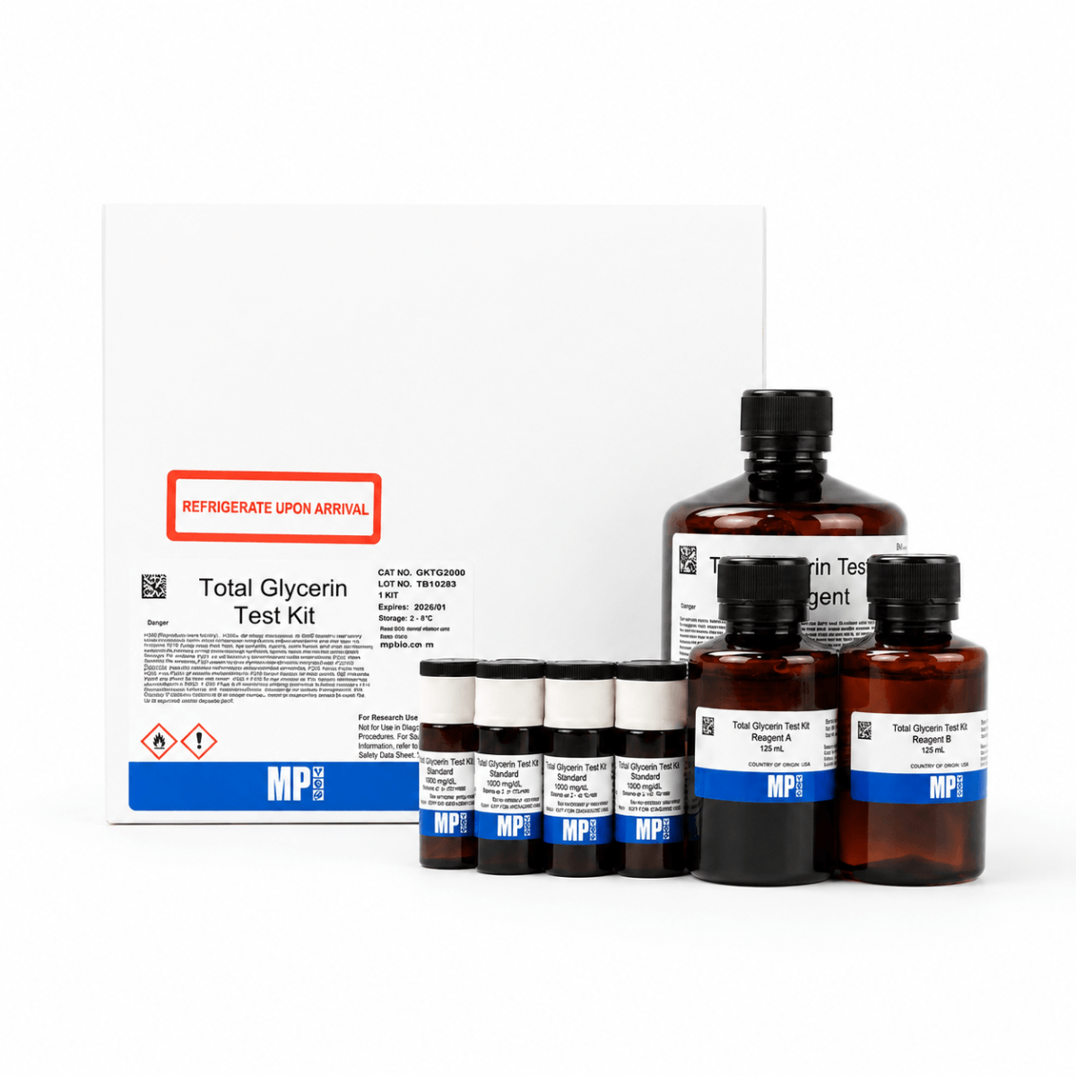 SafTest Total Glycerin Test Kit.